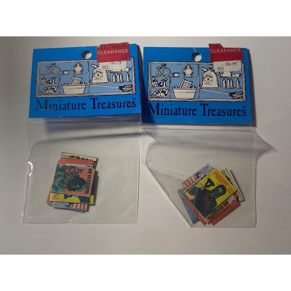 Doll House Miniatures Library reading Book USA Today Comics Magazine VTG - Picture 10 of 13